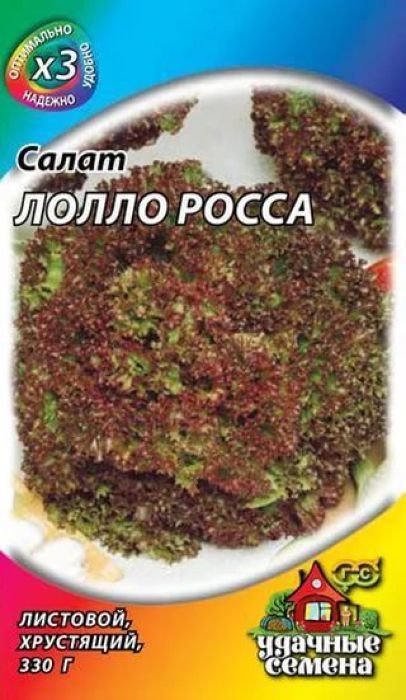 Салат листовой Лолло Росса